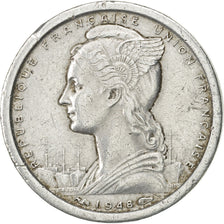 Moneta, Africa occidentale francese, Franc, 1948, Paris, BB, Alluminio, KM:3
