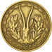 Coin, French West Africa, 25 Francs, 1957, Paris, AU(50-53), Aluminum-Bronze