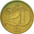 Coin, Czechoslovakia, 20 Haleru, 1980, AU(50-53), Nickel-brass, KM:74