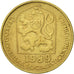 Moneda, Checoslovaquia, 20 Haleru, 1989, MBC+, Níquel - latón, KM:74