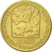 Moneta, Czechosłowacja, 20 Haleru, 1983, AU(50-53), Mosiądz niklowy, KM:74