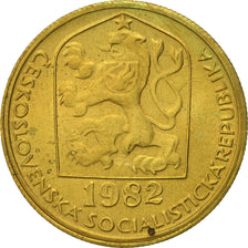 Moneta, Cecoslovacchia, 20 Haleru, 1982, BB+, Nichel-ottone, KM:74
