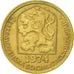 Coin, Czechoslovakia, 20 Haleru, 1974, AU(50-53), Nickel-brass, KM:74