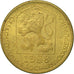 Coin, Czechoslovakia, 20 Haleru, 1988, EF(40-45), Nickel-brass, KM:74