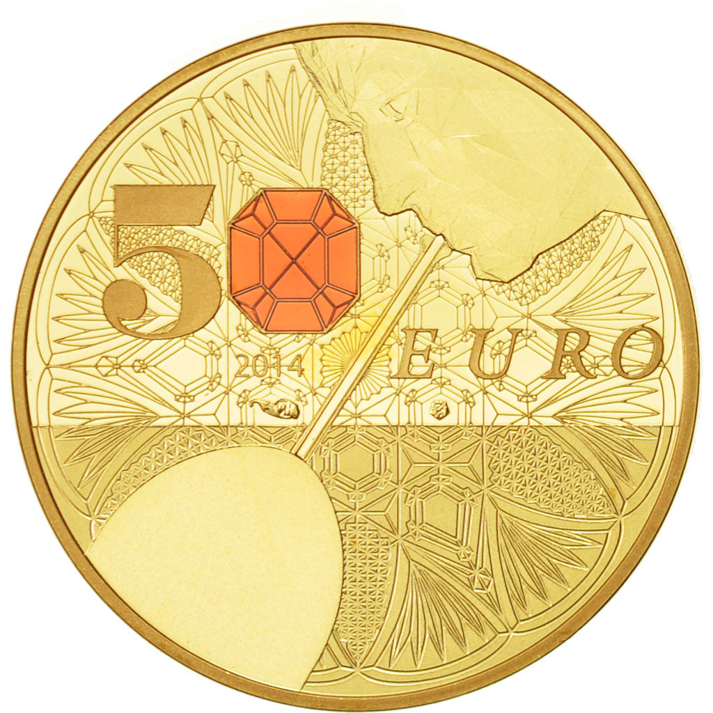 Frankreich, 50 Euro, 2014, STGL, Gold