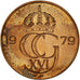 Moneda, Suecia, Carl XVI Gustaf, 5 Öre, 1979, MBC+, Bronce, KM:849
