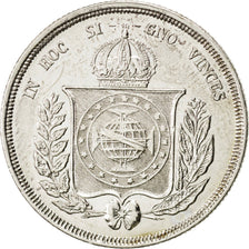 Moneda, Brasil, Pedro II, 500 Reis, 1861, EBC, Plata, KM:464