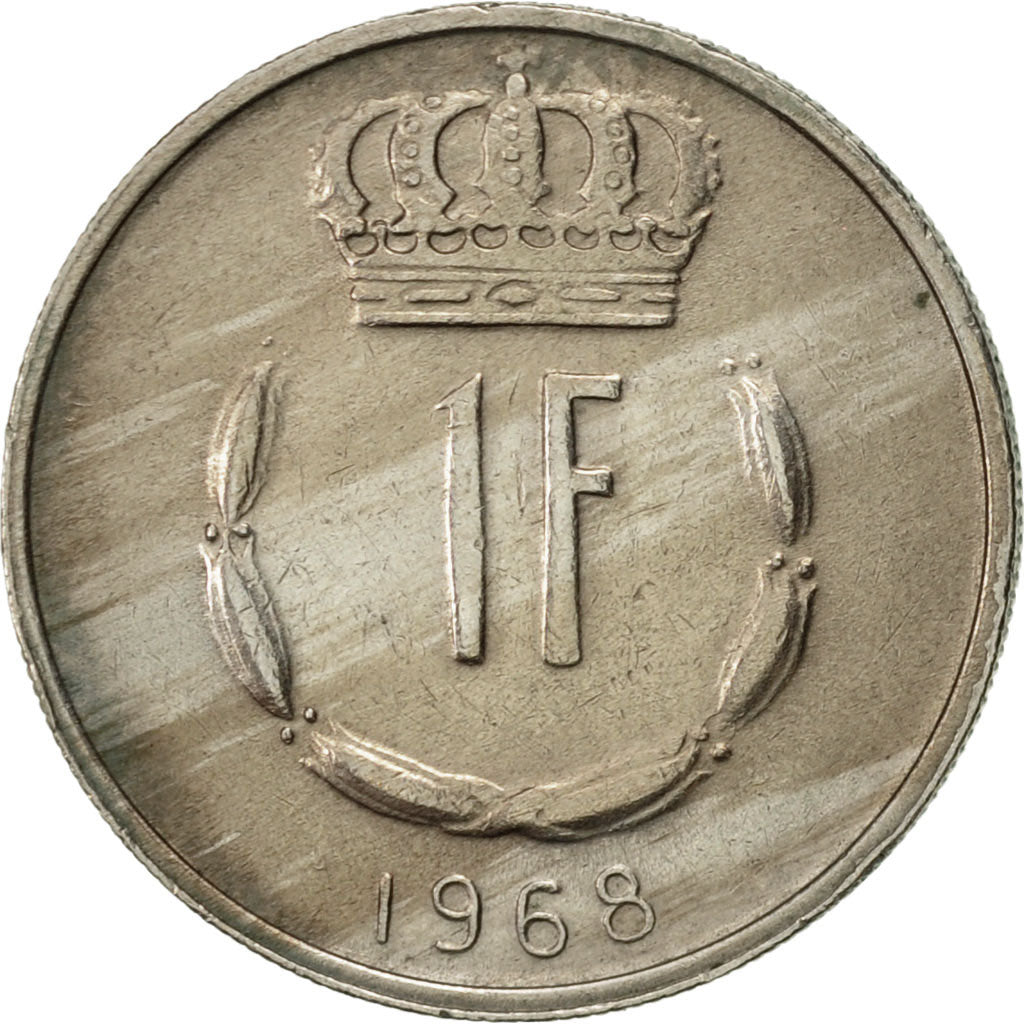 Moneda, Luxemburgo, Jean, Franc, 1968, MBC+, Cobre - níquel, KM:55