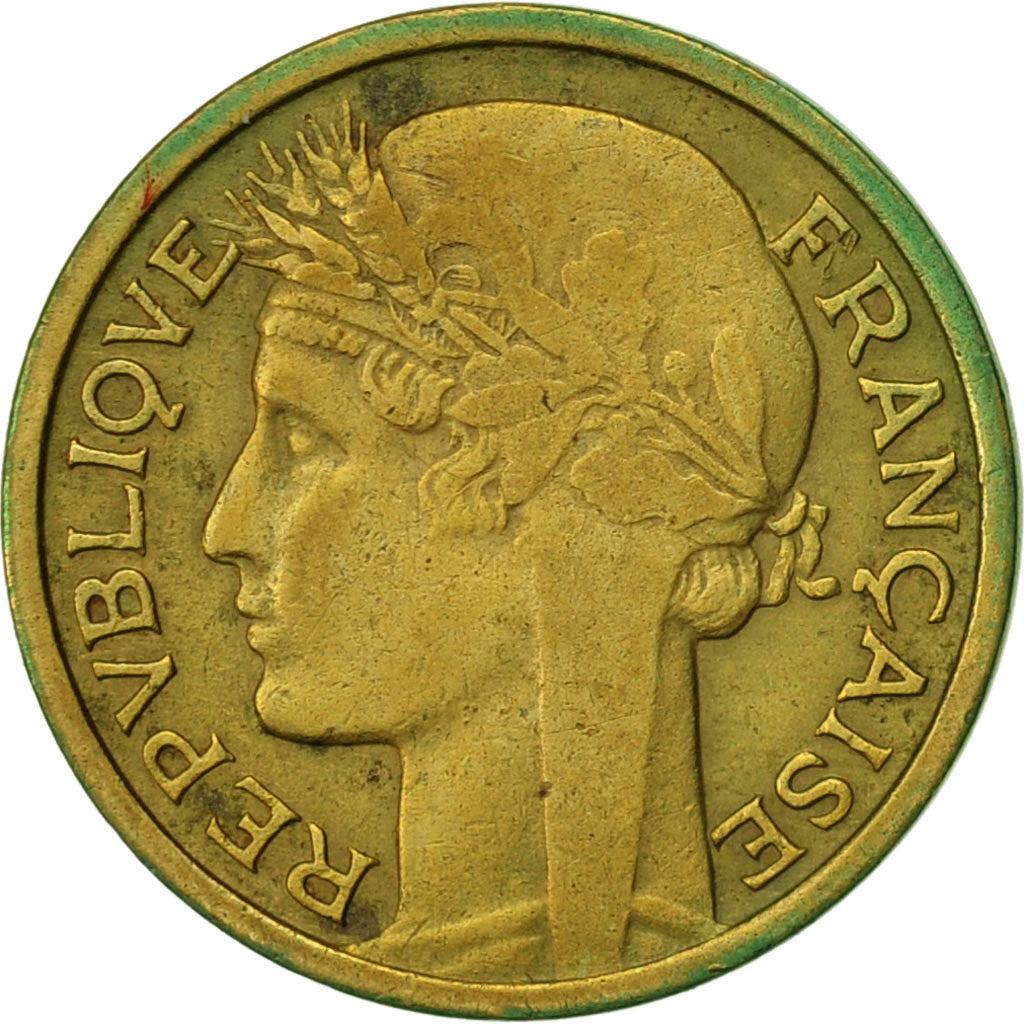 French West Africa, 50 Centimes, 1944, Paris, EF(40-45), Aluminum-Bronze, KM:1