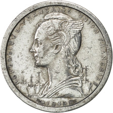 Moneda, Camerún, Franc, 1948, Paris, MBC+, Aluminio, KM:8