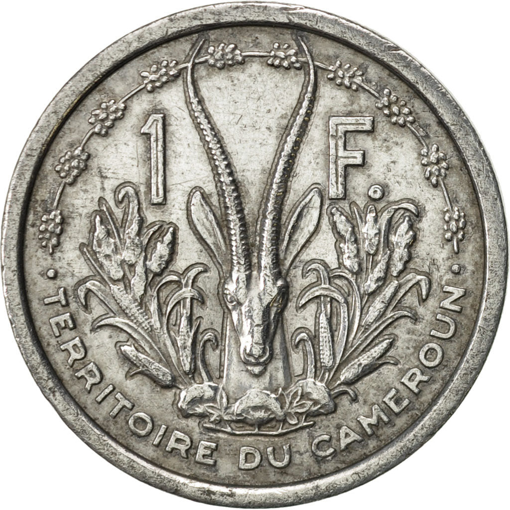 Moneda, Camerún, Franc, 1948, Paris, MBC+, Aluminio, KM:8
