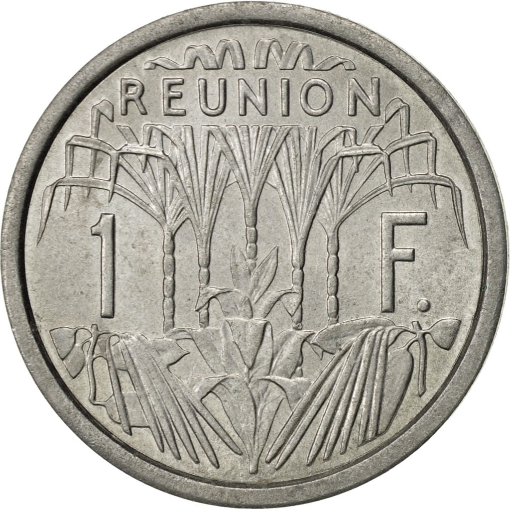 Réunion, Franc, 1971, VZ, Aluminium, KM:6.1