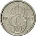 Münze, Schweden, Carl XVI Gustaf, 10 Öre, 1983, VZ, Copper-nickel, KM:850