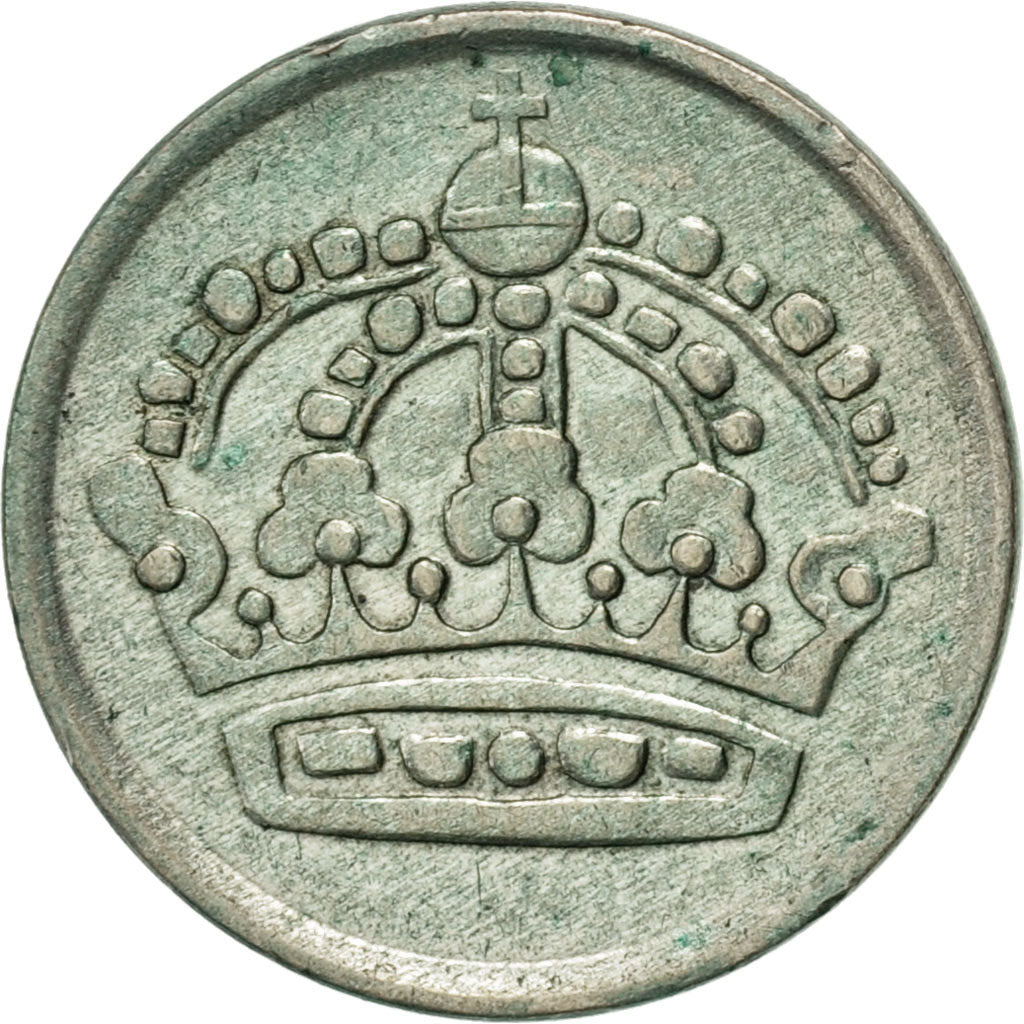 Coin, Sweden, Gustaf VI, 10 Öre, 1952, AU(50-53), Silver, KM:823