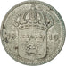 Coin, Sweden, Gustaf V, 10 Öre, 1919, VF(30-35), Silver, KM:780