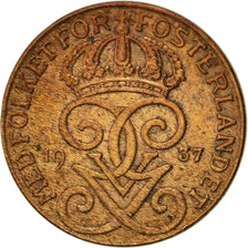 Moneta, Szwecja, Gustaf V, Ore, 1937, EF(40-45), Bronze, KM:777.2