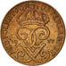 Coin, Sweden, Gustaf V, Ore, 1937, EF(40-45), Bronze, KM:777.2