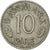 Monnaie, Danemark, Margrethe II, 10 Öre, 1973, Copenhagen, TTB+, Copper-nickel