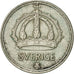 Coin, Sweden, Gustaf V, 25 Öre, 1943, AU(50-53), Silver, KM:816