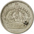 Moneda, Suecia, Gustaf VI, 25 Öre, 1957, MBC, Plata, KM:824