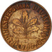 Coin, GERMANY - FEDERAL REPUBLIC, 2 Pfennig, 1966, Stuttgart, EF(40-45), Bronze