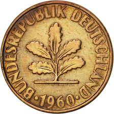 Moneta, GERMANIA - REPUBBLICA FEDERALE, 2 Pfennig, 1960, Karlsruhe, SPL-