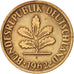 Coin, GERMANY - FEDERAL REPUBLIC, 2 Pfennig, 1962, Stuttgart, AU(55-58), Bronze