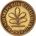 Coin, GERMANY - FEDERAL REPUBLIC, 2 Pfennig, 1950, Munich, AU(55-58), Bronze