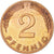 Coin, GERMANY - FEDERAL REPUBLIC, 2 Pfennig, 1982, Hambourg, AU(55-58), Copper