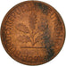 Coin, GERMANY - FEDERAL REPUBLIC, Pfennig, 1991, Stuttgart, EF(40-45), Copper