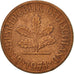 Coin, GERMANY - FEDERAL REPUBLIC, Pfennig, 1971, Stuttgart, EF(40-45), Copper