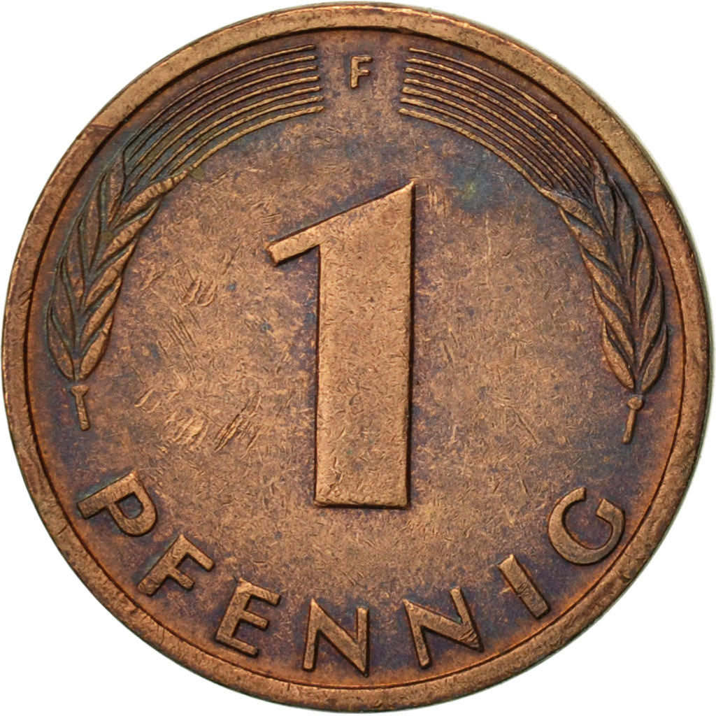 Coin, GERMANY - FEDERAL REPUBLIC, Pfennig, 1993, Stuttgart, EF(40-45), Copper