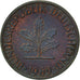 Coin, GERMANY - FEDERAL REPUBLIC, Pfennig, 1969, Stuttgart, EF(40-45), Copper