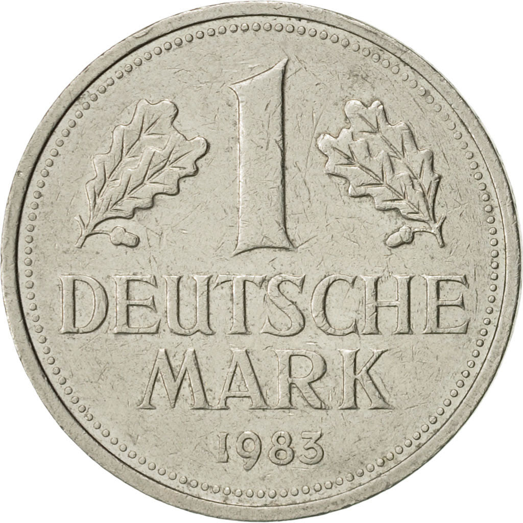 Coin, GERMANY - FEDERAL REPUBLIC, Mark, 1983, Stuttgart, AU(55-58)