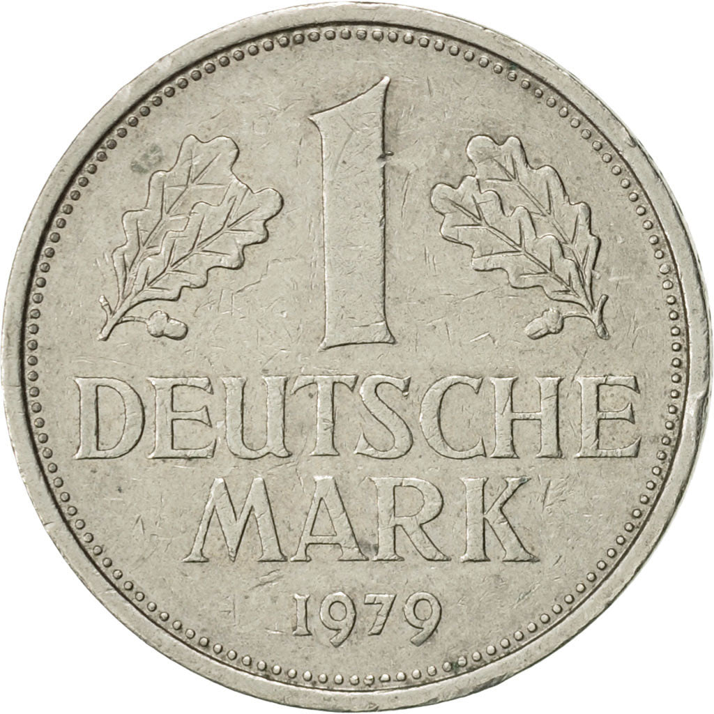 Coin, GERMANY - FEDERAL REPUBLIC, Mark, 1979, Munich, AU(55-58), Copper-nickel