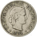 Coin, Switzerland, 10 Rappen, 1881, Bern, EF(40-45), Copper-nickel, KM:27