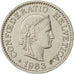 Coin, Switzerland, 10 Rappen, 1983, Bern, AU(55-58), Copper-nickel, KM:27