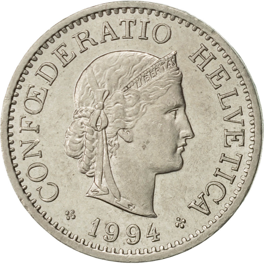 Monnaie, Suisse, 10 Rappen, 1994, Bern, SUP, Copper-nickel, KM:27