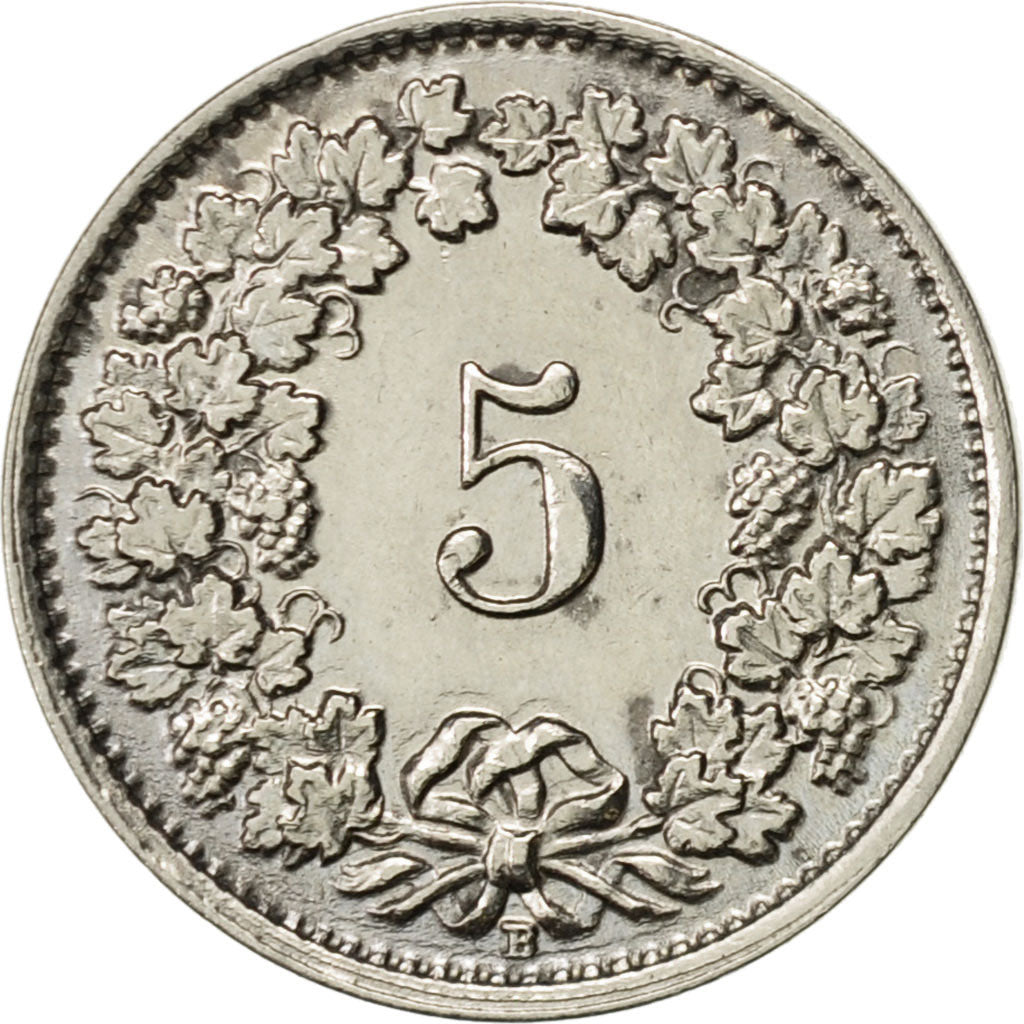 Monnaie, Suisse, 5 Rappen, 1933, Bern, SUP, Nickel, KM:26b