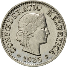 Moneta, Svizzera, 5 Rappen, 1938, Bern, SPL-, Nichel, KM:26b