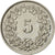 Munten, Zwitserland, 5 Rappen, 1938, Bern, PR, Nickel, KM:26b