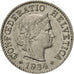 Monnaie, Suisse, 5 Rappen, 1934, Bern, TTB+, Nickel, KM:26b