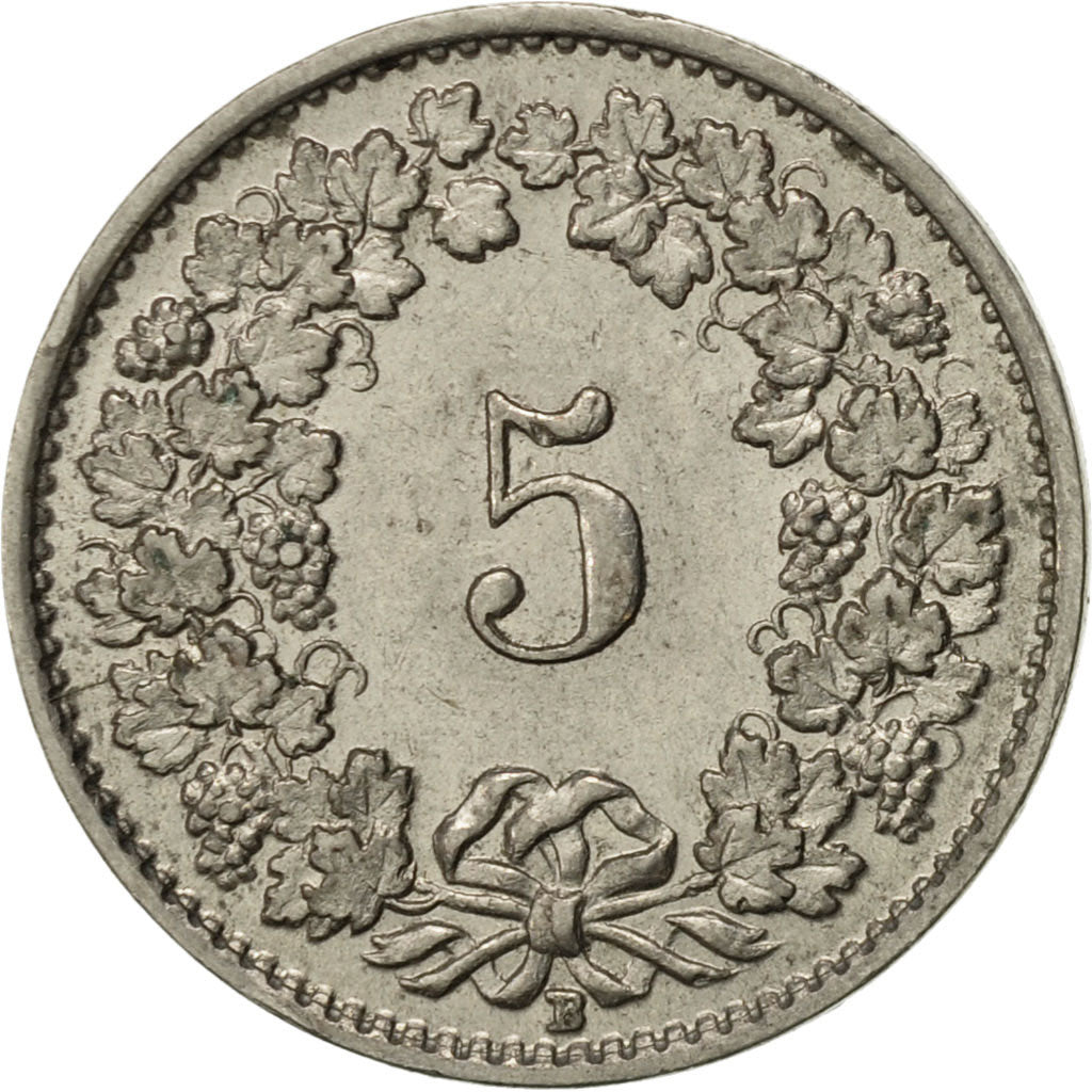 Monnaie, Suisse, 5 Rappen, 1934, Bern, TTB+, Nickel, KM:26b