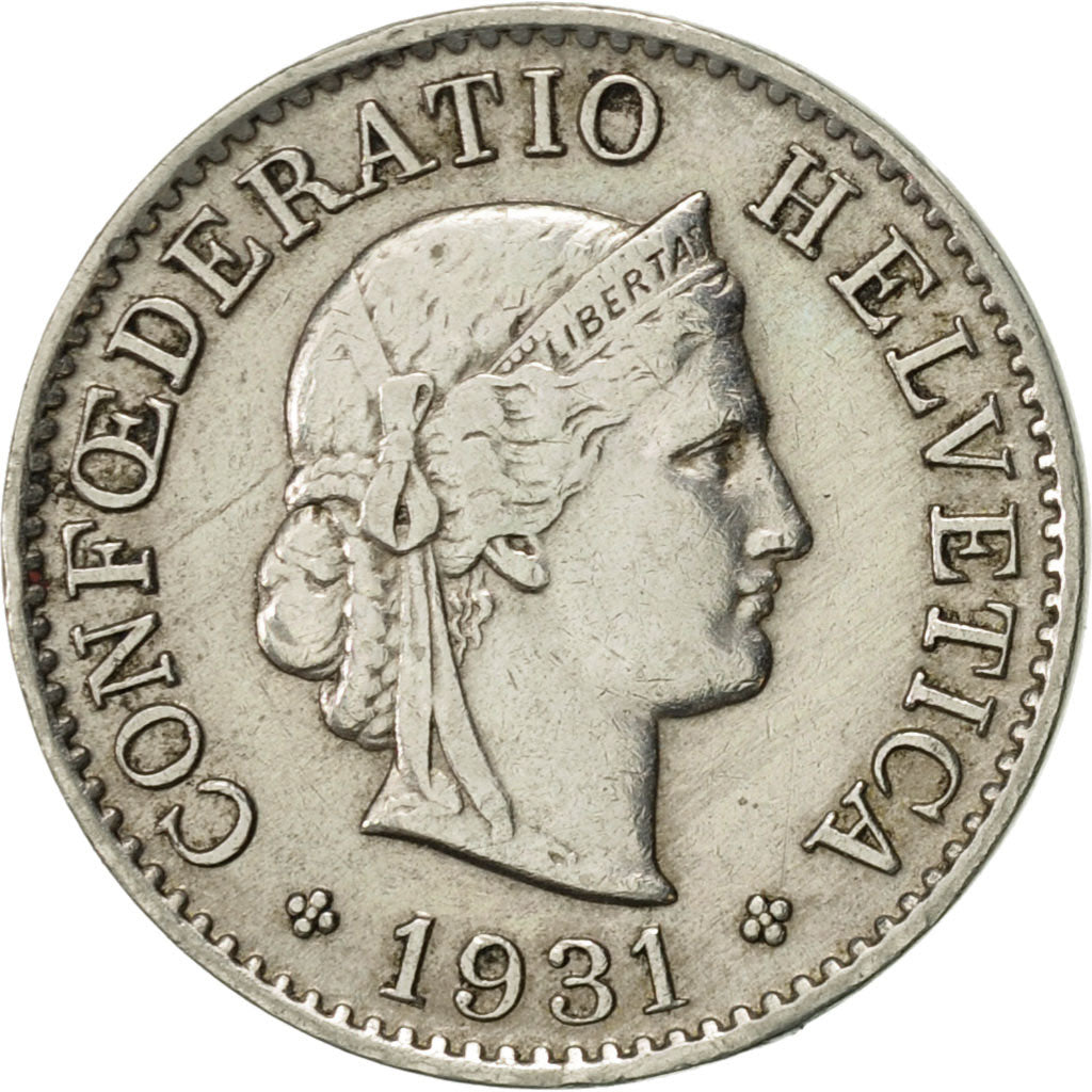 Monnaie, Suisse, 5 Rappen, 1931, Bern, TTB+, Copper-nickel, KM:26