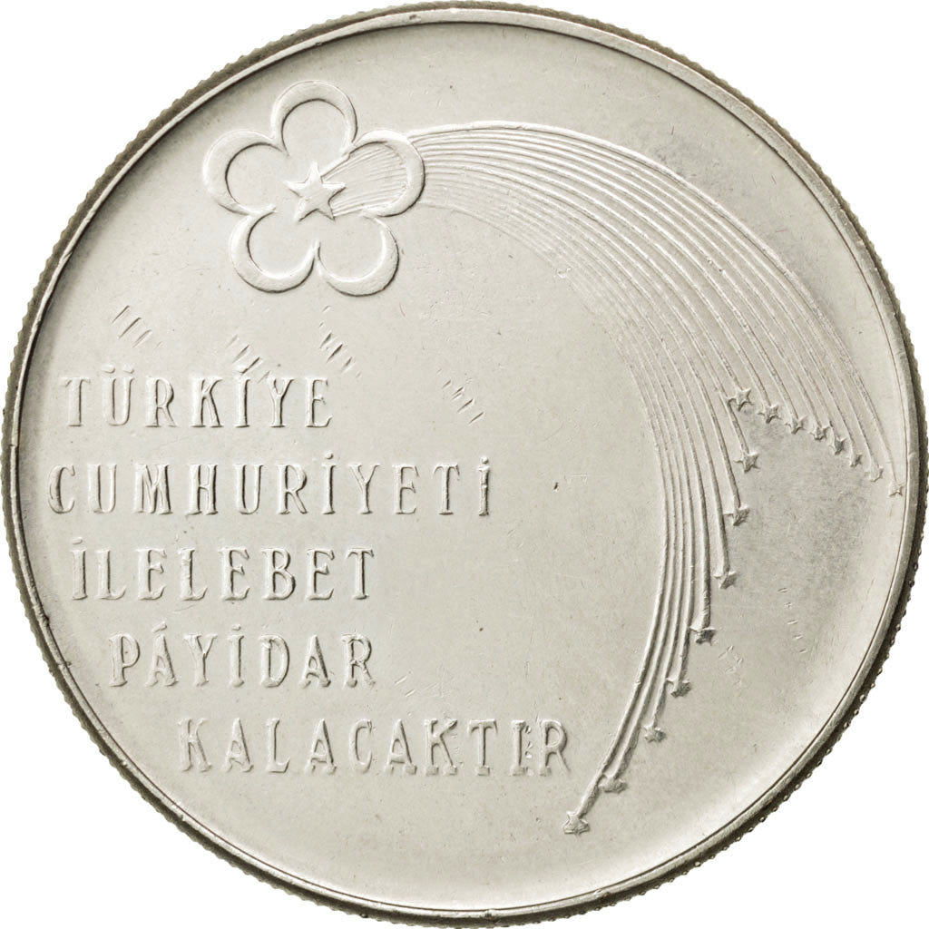 Moneda, Turquía, 100 Lira, 1973, SC, Plata, KM:903