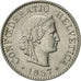 Coin, Switzerland, 5 Rappen, 1957, Bern, AU(55-58), Copper-nickel, KM:26
