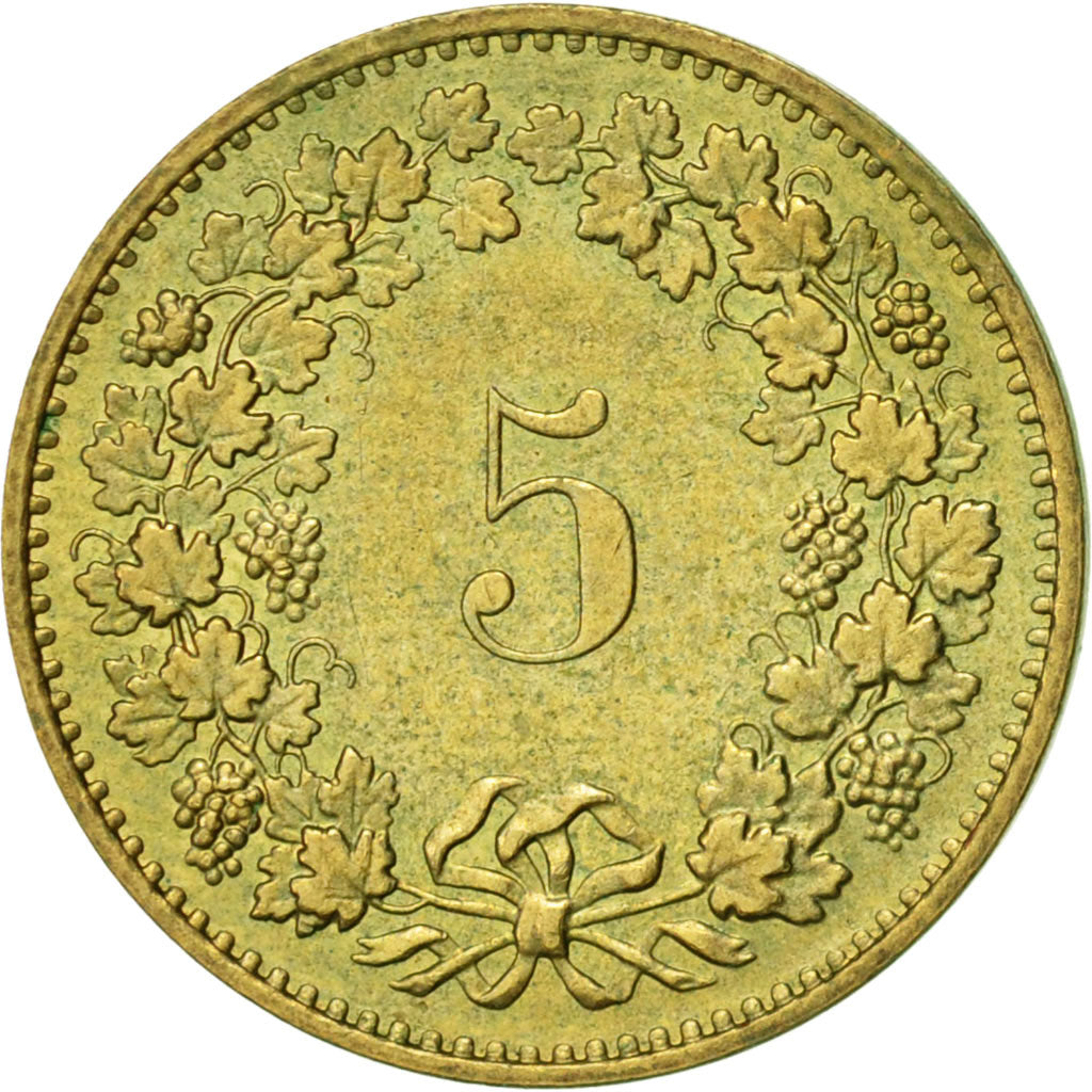 Moneta, Svizzera, 5 Rappen, 1985, Bern, BB+, Alluminio-bronzo, KM:26c