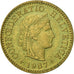 Moneta, Svizzera, 5 Rappen, 1987, Bern, BB+, Alluminio-bronzo, KM:26c