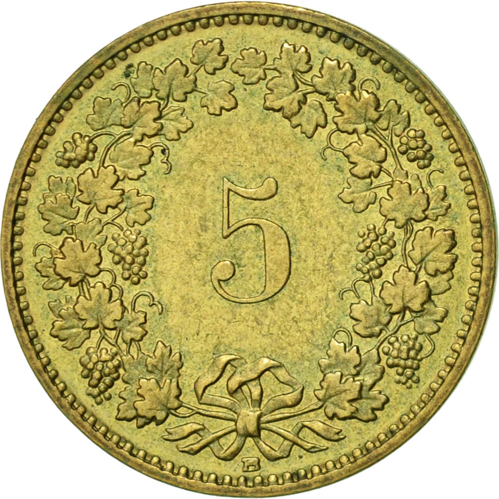 Moneta, Svizzera, 5 Rappen, 1987, Bern, BB+, Alluminio-bronzo, KM:26c