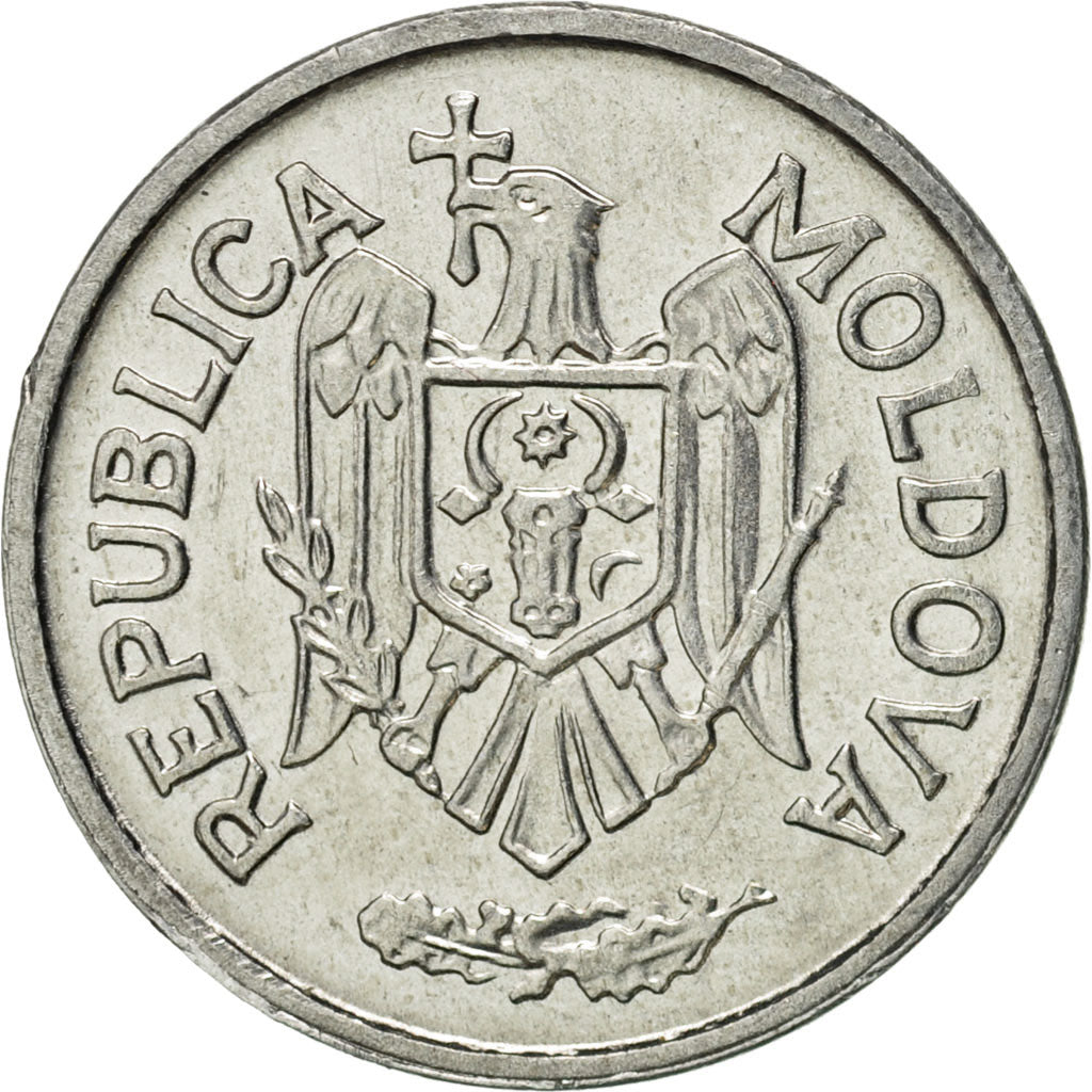 Moldova, 25 Bani, 1993, SUP, Aluminium, KM:3